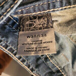Men's Silver Gordie Jeans 34x34